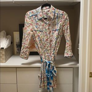 Diane von Furstenberg silk blend tunic dress